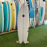 Surf Prescriptions Old School Fish 5'10" Surfboard - White