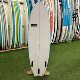 Stoke Fish 6’0" Surfboard - White/Blue/purple
