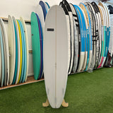 Stoke Mini Log 7’6" Surfboard - White / Light Blue