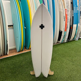Surf Prescriptions Old School Fish 5'6" Surfboard - White